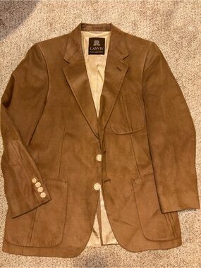 Lanvin Brown Suede Sport Coat